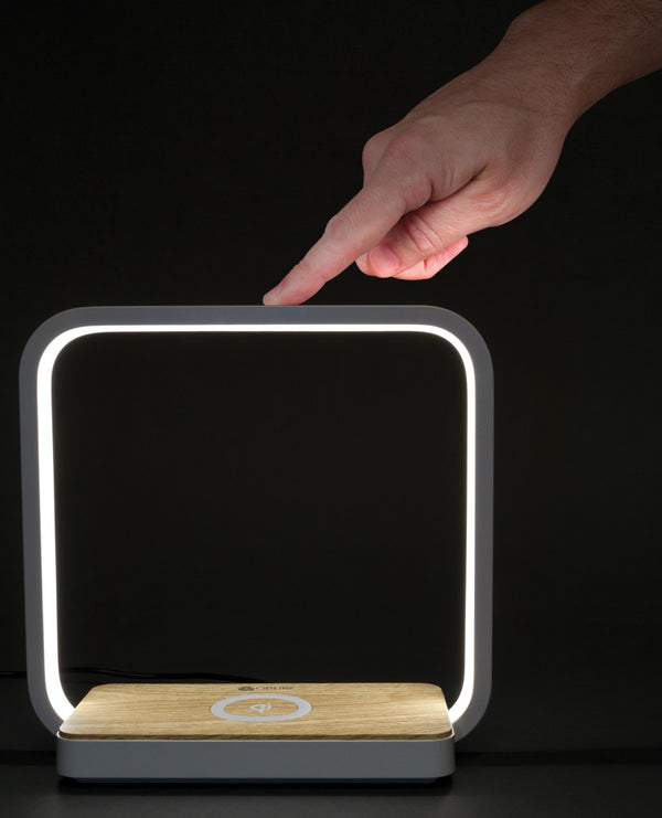 Homeroots Contemporary White Wireless Phone Charger   402198