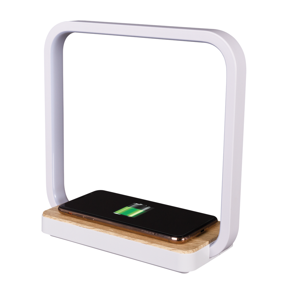 Homeroots Contemporary White Wireless Phone Charger   402198