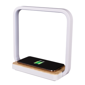 Homeroots Contemporary White Wireless Phone Charger   402198