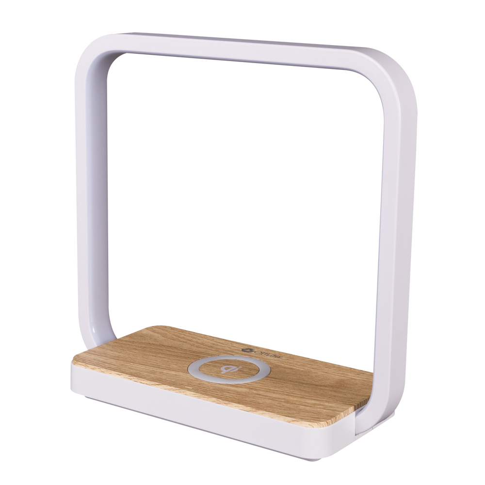 Homeroots Contemporary White Wireless Phone Charger   402198