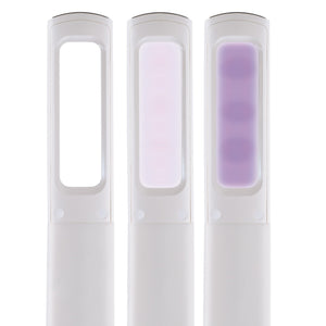 Homeroots Contemporary White Sanitizing Led Desk Lamp   402199