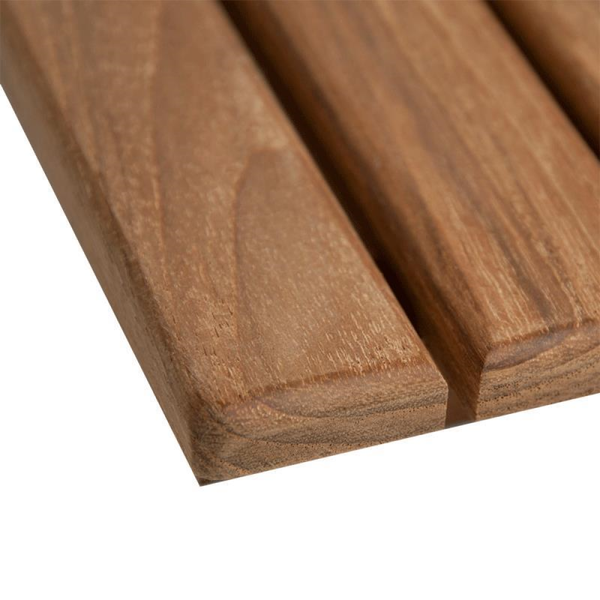 Homeroots 20" Premium Teak Shower Bath Mat   402204