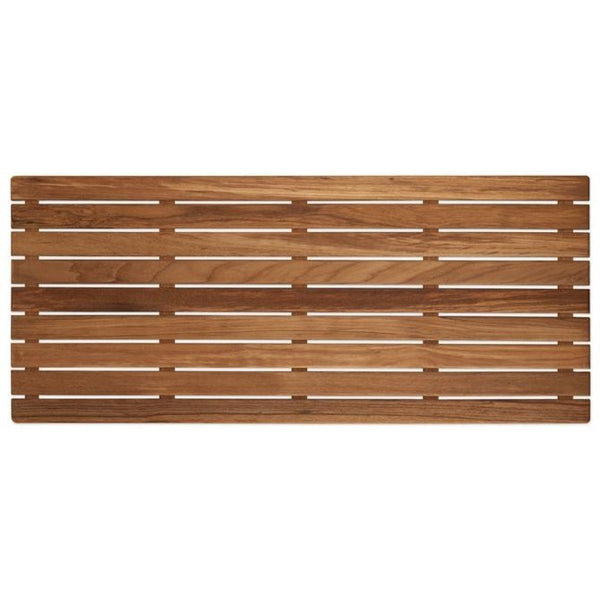 Homeroots 32" Premium Teak Shower Bath Mat   402206