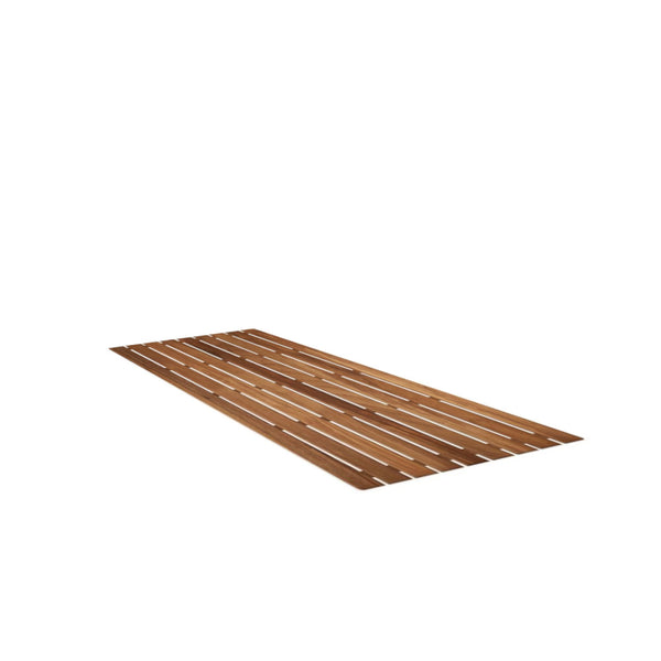 Homeroots 32" Premium Teak Shower Bath Mat   402206
