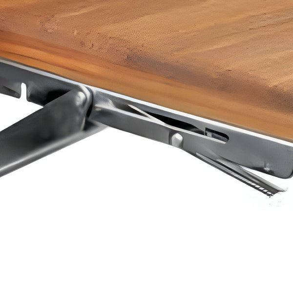 Homeroots 30" Premium Wall Mount Teak Shower Bench  Teak 402209