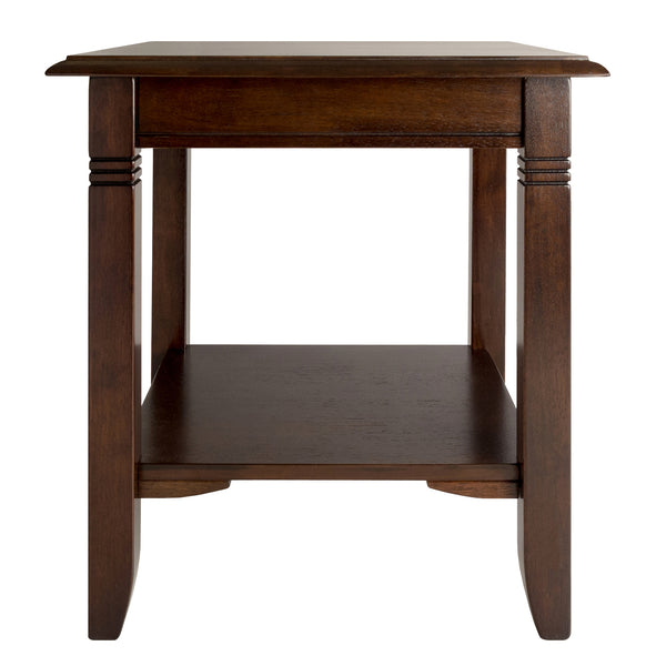 Winsome Wood Nolan Accent Table In Rich Cappuccino - Chic, Sturdy Design With Storage & Versatile Style For Any Room Cappuccino Solid ,Composite Wood 40220-winsome-wood