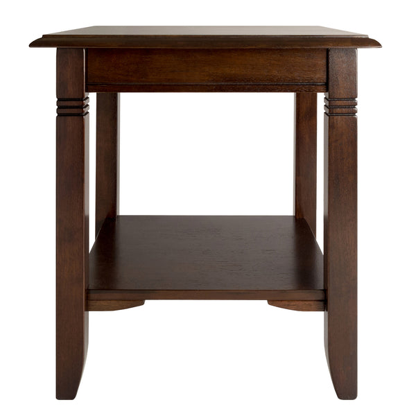 Winsome Wood Nolan Accent Table In Rich Cappuccino - Chic, Sturdy Design With Storage & Versatile Style For Any Room Cappuccino Solid ,Composite Wood 40220-winsome-wood
