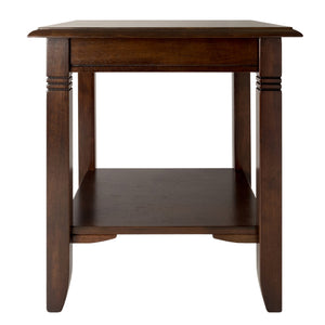 Winsome Wood Nolan Accent Table In Rich Cappuccino - Chic, Sturdy Design With Storage & Versatile Style For Any Room Cappuccino Solid ,Composite Wood 40220-winsome-wood