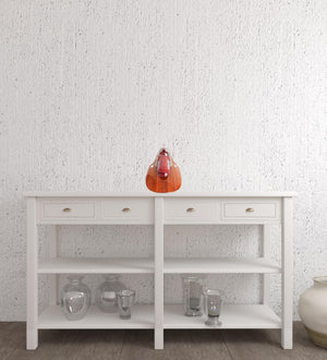 Homeroots 10" Wood Brown Ferrary Hydroplane Rc Ready Boat Hand Painted Decorative Boat  Solid Wood 402238