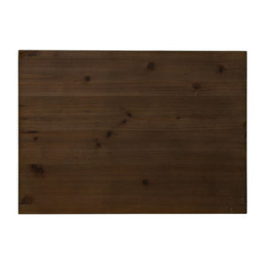 Homeroots 19" Black And Brown Wood And Iron End Table   402271