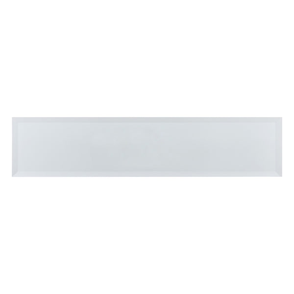 Homeroots 36" Black Mirrored Glass Console Table   402384