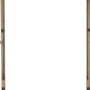 HomeRoots 23" Champagne Glass Iron End Table with Faux Marble Top - Chic, Versatile Accent for Any Space 402454