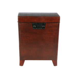 HomeRoots 24" Brown Solid Wood Square End Table – Versatile Nightstand & Accent Table for Cozy Spaces 402472