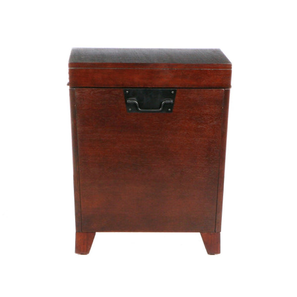 HomeRoots 24" Brown Solid Wood Square End Table – Versatile Nightstand & Accent Table for Cozy Spaces 402472