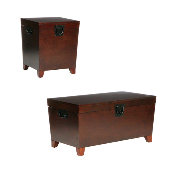 HomeRoots 24" Brown Solid Wood Square End Table – Versatile Nightstand & Accent Table for Cozy Spaces 402472