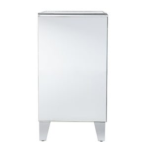 Homeroots 26" Silver End Table With Three Drawers   402511