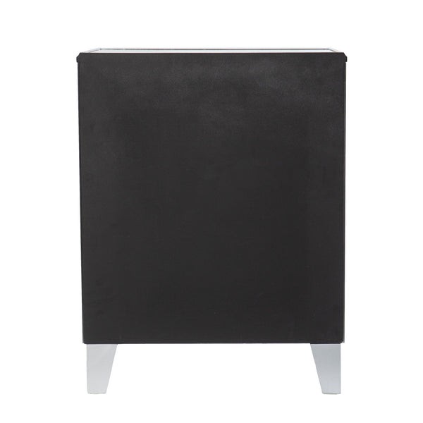 Homeroots 26" Silver End Table With Three Drawers   402511