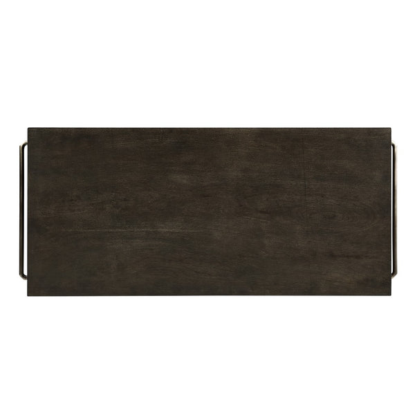 Homeroots Brown 51" Rolling Kitchen Island With Storage  Manufactured Wood 402553