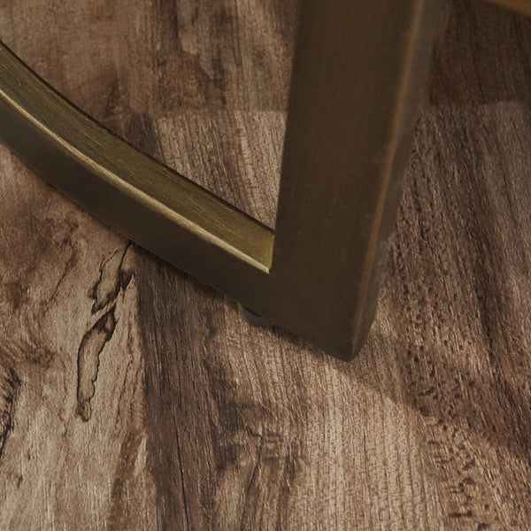 Homeroots Gold And Silver Metal And Mirrored Glass Bar Cart  Mirror 402580