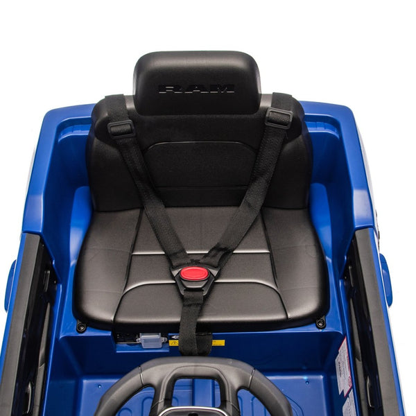 English Elm Licensed Dodge Ram 3500 Kids Electric Ride on Truck with Remote Suspension Bluetooth W1578P346249