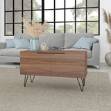 Manhattan Comfort Beekman Mid-Century Modern Accent Cabinet Brown 402AMC180