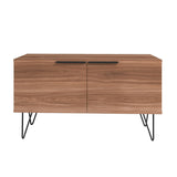 Manhattan Comfort Beekman Mid-Century Modern Accent Cabinet Brown 402AMC180