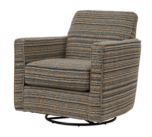 Fusion Lonestar Chindi Storm Swivel Glider Chair - Stylish, Durable & Comfortable 360° Motion Seating Multi Ws ,2% Polyester,98% Polypropylene 402g Chindi Storm Swivel Glider