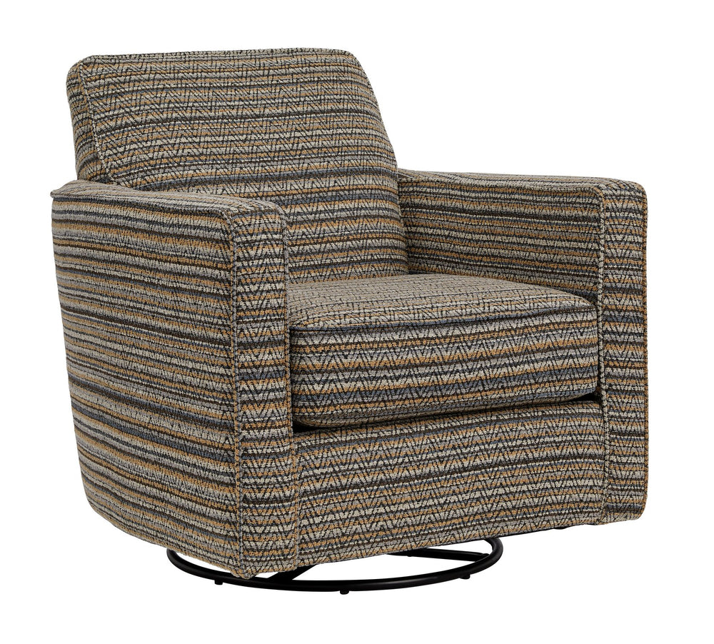 Fusion Lonestar Chindi Storm Swivel Glider Chair - Stylish, Durable & Comfortable 360° Motion Seating Multi Ws ,2% Polyester,98% Polypropylene 402g Chindi Storm Swivel Glider