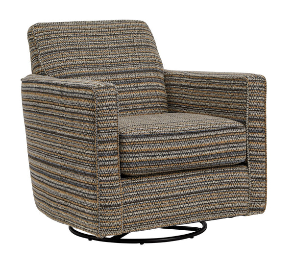 Fusion Lonestar Chindi Storm Swivel Glider Chair - Stylish, Durable & Comfortable 360° Motion Seating Multi Ws ,2% Polyester,98% Polypropylene 402g Chindi Storm Swivel Glider