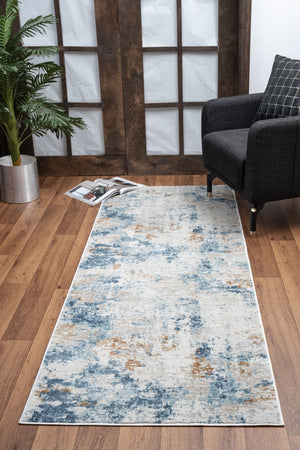 English Elm Elegance Beige Area Rug 2 Ft. 7 In. X 7 Ft. 3 In. - Durable, Stain-Resistant, Soft & Stylish Decor B186P181034