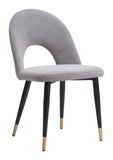 Menlo Dining Chair - Set of 2 Gray 109874 Zuo Modern