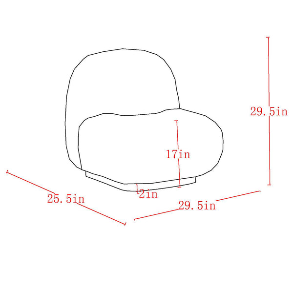 Worldwide Home Furnishings Zilano-accent Chair - Oversized Boucle Upholstered Seat For Casual Elegance In Any Space Charcoal Boucle Fabric 403-115ch