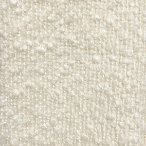 Worldwide Home Furnishings Zilano-accent Chair - Oversized Boucle Upholstered Seat For Casual Elegance In Any Space Ivory Boucle Fabric 403-115iv