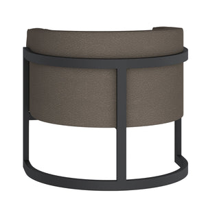 Worldwide Home Furnishings Zhuri-accent Chair - Bold Textured Boucle Fabric With Metal Frame, Perfect For Any Living Space Charcoal,Black Boucle Fabric,Metal 403-120ch