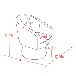 Worldwide Home Furnishings Tilsy-accent Swivel Chair - Cozy Boucle Fabric For Living Rooms, Bedrooms, Or Elegant Dining Spaces Charcoal Boucle Fabric 403-122ch