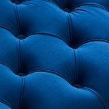 !nspire Velci Accent Chair Blue Velvet