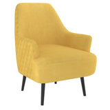 !nspire Nomi Accent Chair Mustard Mustard/Black Fabric/Solid Wood