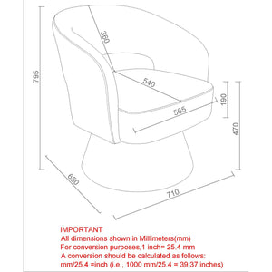 Worldwide Home Furnishings Santo-accent Chair: Luxurious Oversized Bucket-style Design For Ultimate Comfort And Relaxation Beige Fabric 403-992bg