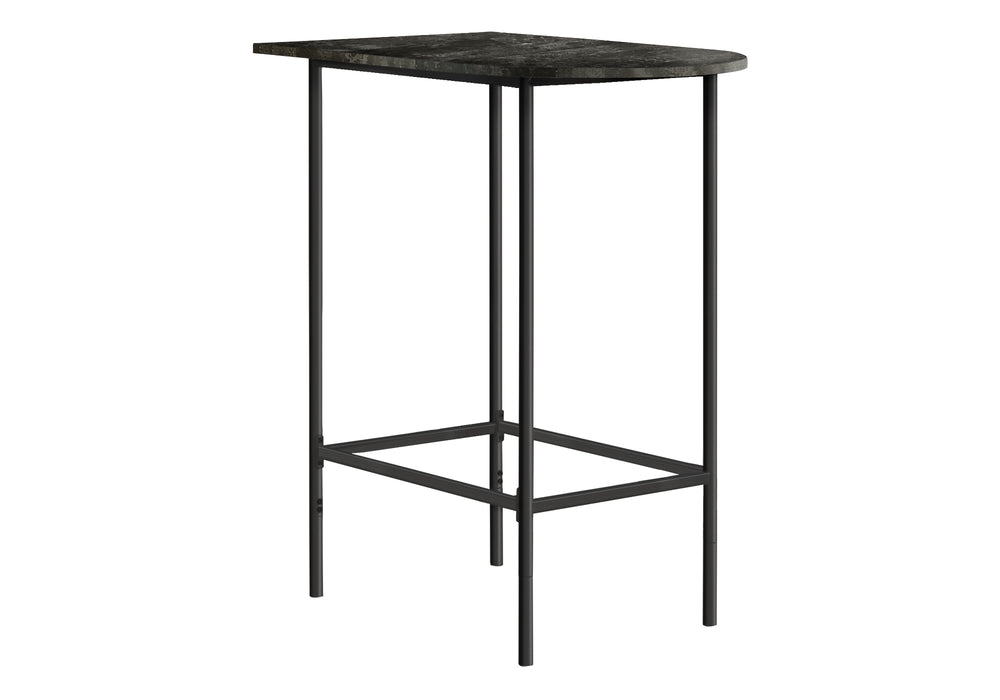 English Elm Home Bar Table - Modern Grey Marble Laminate Pub Table, Compact Design For Small Spaces & Dining B2710P219006