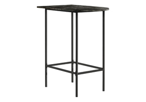 English Elm Home Bar Table - Modern Grey Marble Laminate Pub Table, Compact Design For Small Spaces & Dining B2710P219006