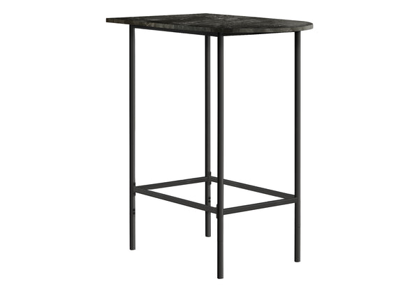 English Elm Home Bar Table - Modern Grey Marble Laminate Pub Table, Compact Design For Small Spaces & Dining B2710P219006