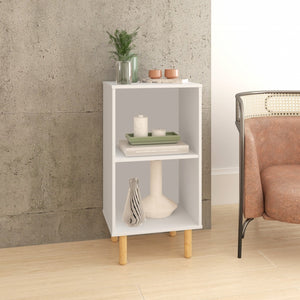HomeRoots 34" Natural and White Wood Two-Tier Bookcase - Compact, Stylish Storage for Any Small Space Design 403102
