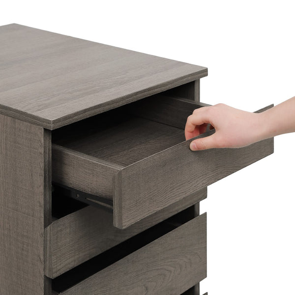 OSP Home Furnishings Holly Mobile Storage Cart Farm Oak