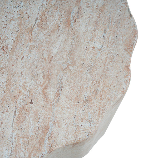 English Elm Christopher Knight Home® - Outdoor/Indoor Lightweight Concrete Side Table In Elegant Travertine Finish For Versatile Use N773P253790Z