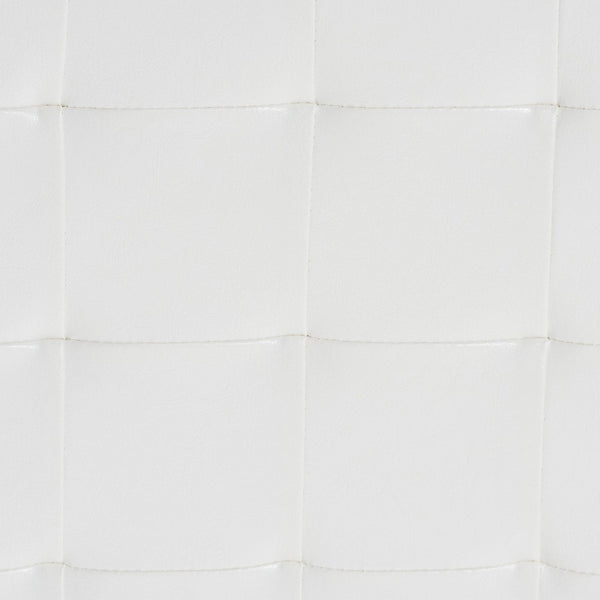 Baxton Studio Baxton Studio Modern Cube Ottoman Set of 2 – Stylish, Lightweight Footrest with Tufted Design White BH-5589-WHITE-OTTO