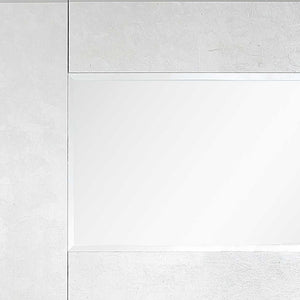 Homeroots 32" Silver Wood Framed Accent Mirror  Glass 403717