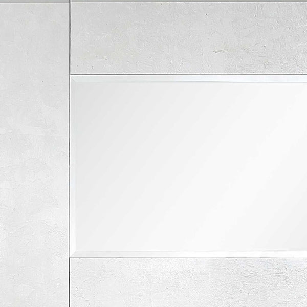 Homeroots 32" Silver Wood Framed Accent Mirror  Glass 403717