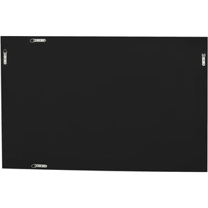 Homeroots 32" Brown Wood Framed Accent Mirror  Glass 403719