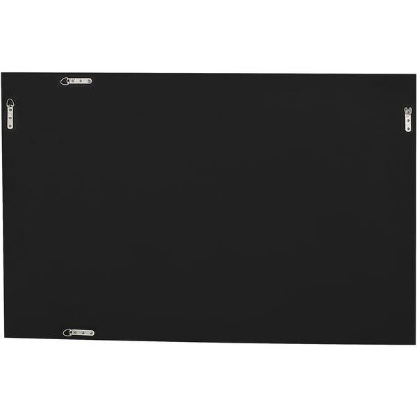 Homeroots 32" Brown Wood Framed Accent Mirror  Glass 403719