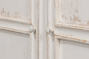 Sarreid Simplicity Bookcase - Versatile Six Removable Shelves In Reclaimed Pine With Antique White Wash Finish White  40372